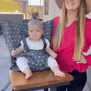Portable Baby Seat Instead of a High Chair