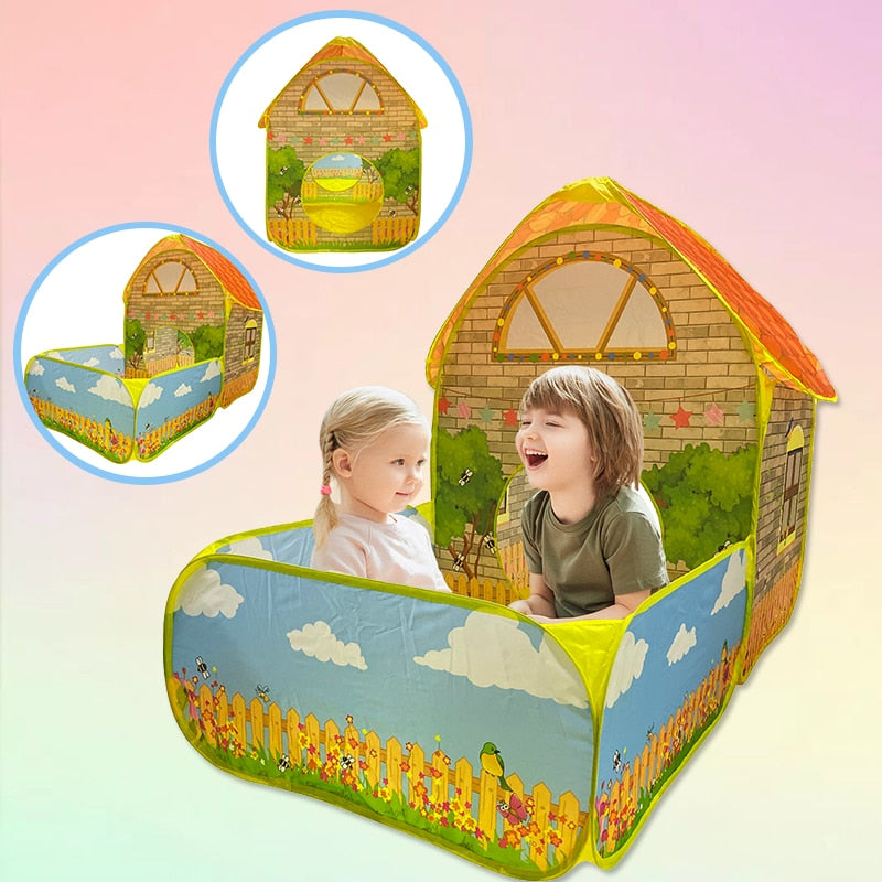 PopHouse - Pop Up Kids Play Tent Garden PlayHouse