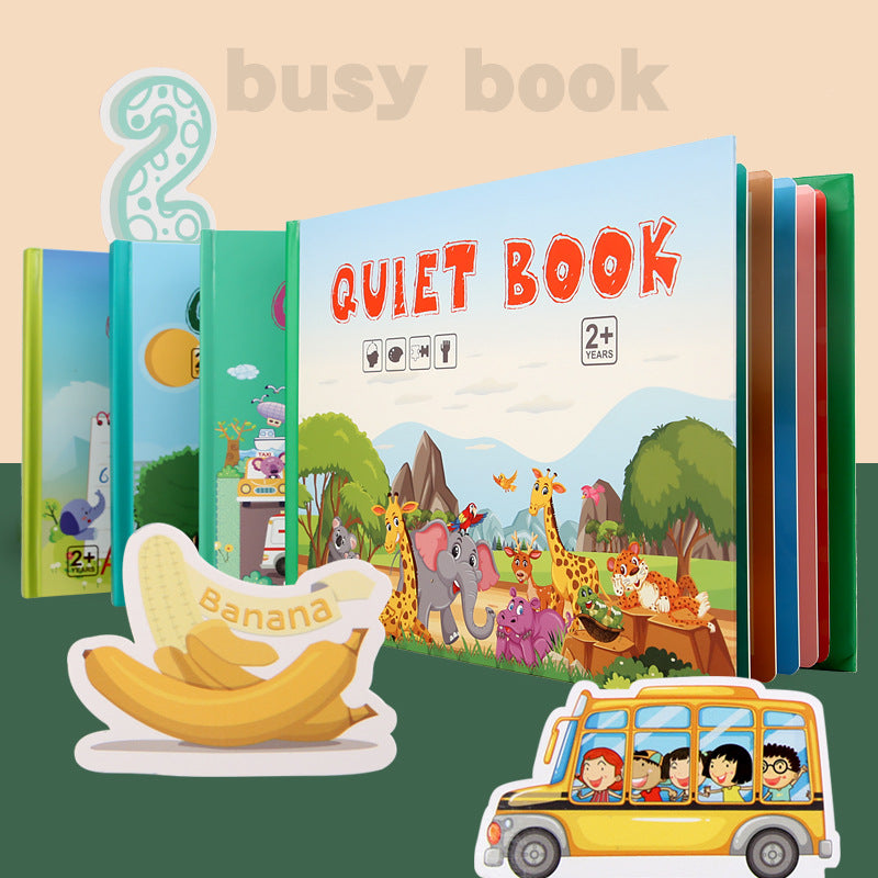 Cartoon Busy Book Montessori
